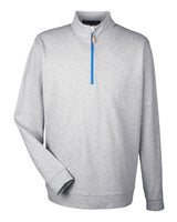 Devon & Jones DG479 Men's DRYTEC20 Performance Quarter-Zip #color_G HT/ G HT/ F BL