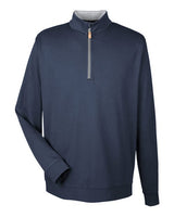 Devon & Jones DG479 Men's DRYTEC20 Performance Quarter-Zip #color_NVY/ GR HT/ GRAP