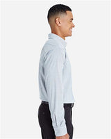 Devon & Jones DG540 CrownLux Performance Men's Micro Windowpane Shirt #color_NAVY/ WHITE