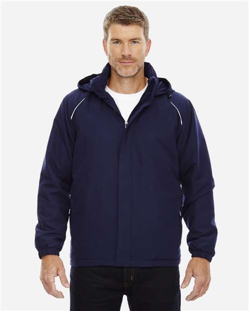 Core 365 88189T Men's Tall Brisk Insulated Jacket #color_CLASSIC NAVY