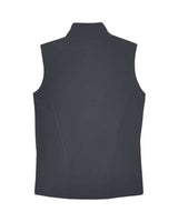 Core 365 CE701W Ladies' Cruise Two-Layer Fleece Bonded SoftShell Vest #color_CARBON