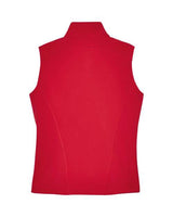Core 365 CE701W Ladies' Cruise Two-Layer Fleece Bonded SoftShell Vest #color_CLASSIC RED
