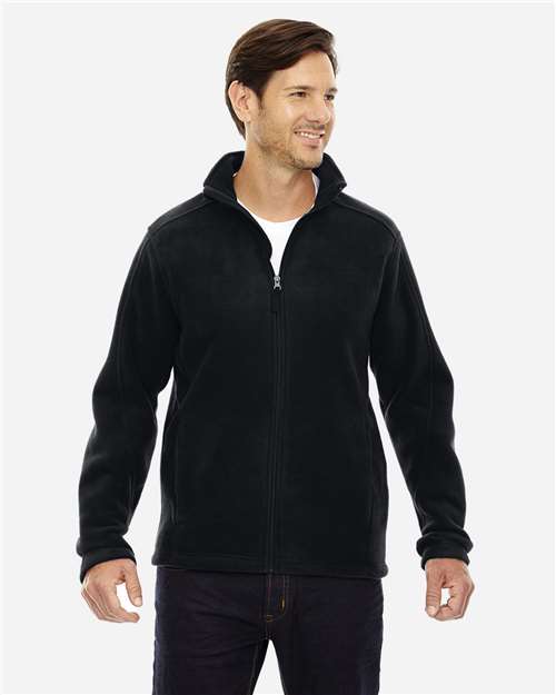 Core 365 88190T Men's Tall Journey Fleece Jacket #color_BLACK
