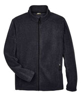 Core 365 88190T Men's Tall Journey Fleece Jacket #color_HEATHER CHARCOAL