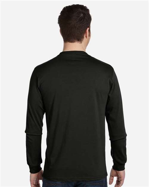 econscious EC1500 Men's 100% Organic Cotton Classic Long-Sleeve T-Shirt #color_BLACK