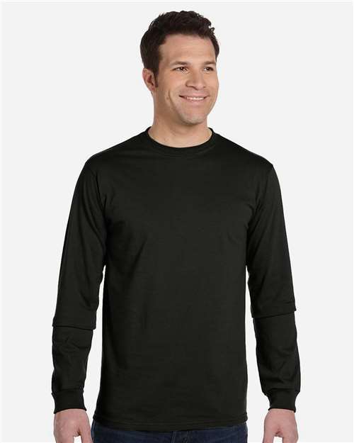 econscious EC1500 Men's 100% Organic Cotton Classic Long-Sleeve T-Shirt #color_BLACK
