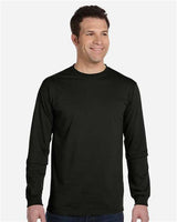 econscious EC1500 Men's 100% Organic Cotton Classic Long-Sleeve T-Shirt #color_BLACK