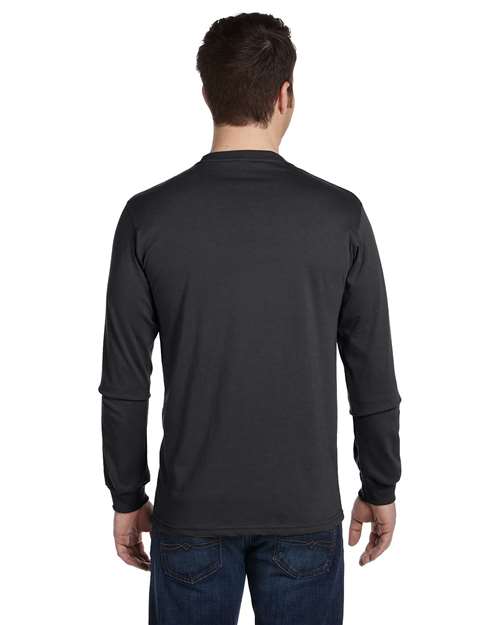 econscious EC1500 Men's 100% Organic Cotton Classic Long-Sleeve T-Shirt #color_CHARCOAL