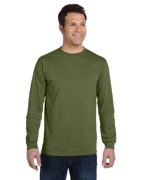 econscious EC1500 Men's 100% Organic Cotton Classic Long-Sleeve T-Shirt #color_OLIVE