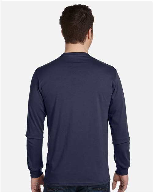 econscious EC1500 Men's 100% Organic Cotton Classic Long-Sleeve T-Shirt #color_PACIFIC