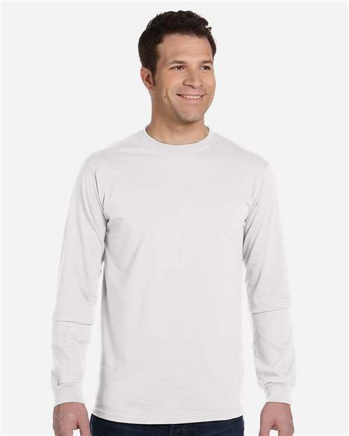 econscious EC1500 Men's 100% Organic Cotton Classic Long-Sleeve T-Shirt #color_WHITE