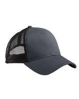 econscious EC7070 Eco Trucker Organic/Recycled Hat #color_CHARCOAL/ BLACK