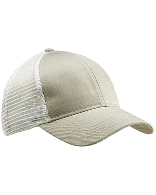 econscious EC7070 Eco Trucker Organic/Recycled Hat #color_DOLPHIN/ WHITE
