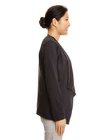 Devon & Jones DP465W Ladies' Perfect Fit Draped Open Blazer #color_BLACK