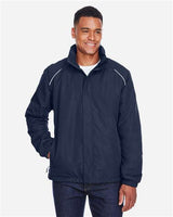 Core 365 88224T Men's Tall Profile Fleece-Lined All-Season Jacket #color_CLASSIC NAVY