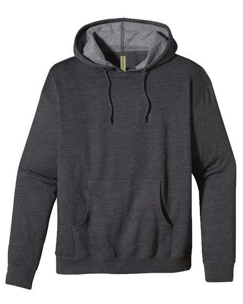 econscious EC5570 Adult Organic/Recycled Heathered Fleece Pullover Hooded Sweatshirt #color_CHARCOAL