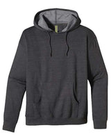 econscious EC5570 Adult Organic/Recycled Heathered Fleece Pullover Hooded Sweatshirt #color_CHARCOAL