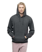 econscious EC5570 Adult Organic/Recycled Heathered Fleece Pullover Hooded Sweatshirt #color_CHARCOAL