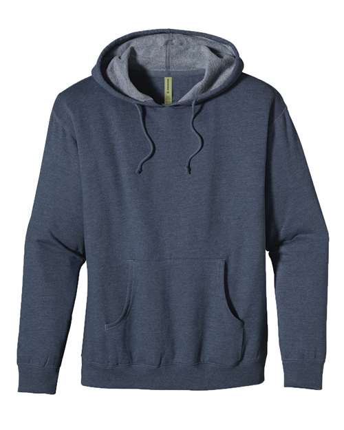 econscious EC5570 Adult Organic/Recycled Heathered Fleece Pullover Hooded Sweatshirt #color_WATER