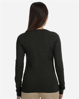 econscious EC3500 Ladies' 100% Organic Cotton Classic Long-Sleeve T-Shirt #color_BLACK