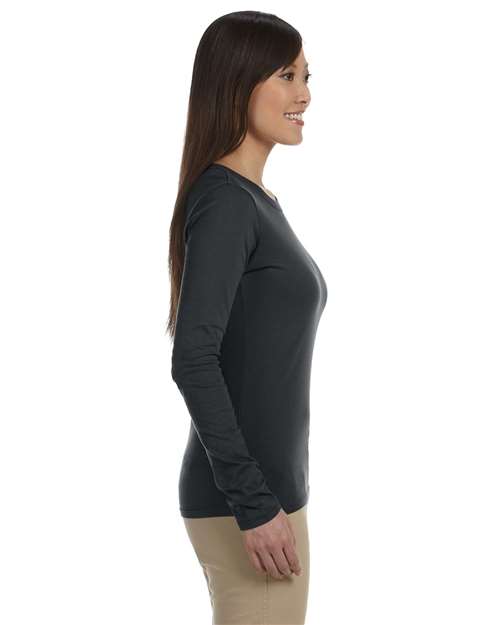 econscious EC3500 Ladies' 100% Organic Cotton Classic Long-Sleeve T-Shirt #color_CHARCOAL