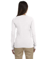 econscious EC3500 Ladies' 100% Organic Cotton Classic Long-Sleeve T-Shirt #color_WHITE