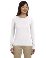 econscious EC3500 Ladies' 100% Organic Cotton Classic Long-Sleeve T-Shirt #color_WHITE