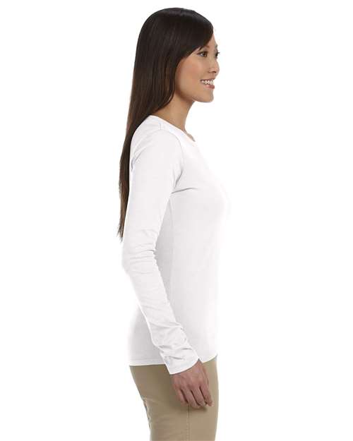 econscious EC3500 Ladies' 100% Organic Cotton Classic Long-Sleeve T-Shirt #color_WHITE