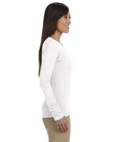 econscious EC3500 Ladies' 100% Organic Cotton Classic Long-Sleeve T-Shirt #color_WHITE
