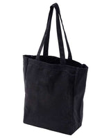 BAGedge BE008 Canvas Book Tote #color_BLACK
