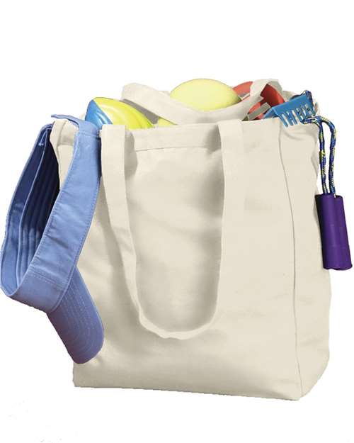 BAGedge BE008 Canvas Book Tote #color_NATURAL