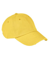 Authentic Pigment AP1920 Distressed 6-Panel Cap #color_SQUASH