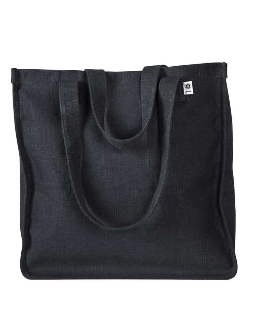 econscious EC8015 Hemp Market Tote #color_BLACK
