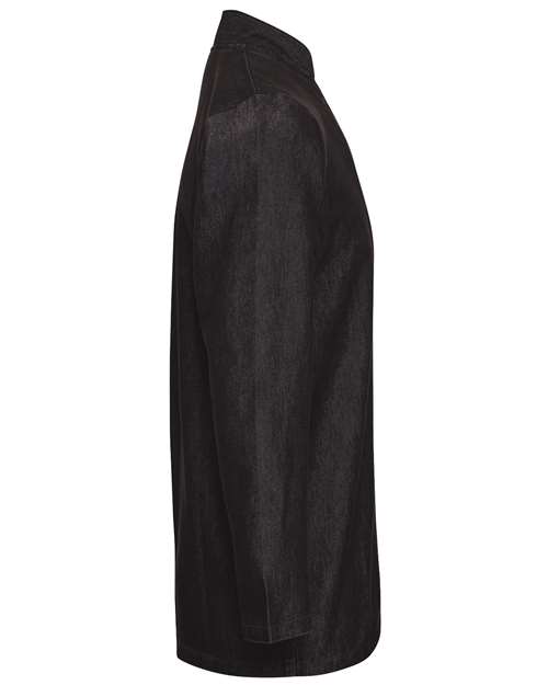 Artisan Collection by Reprime RP660 Unisex Denim Chef's Coat #color_BLACK DENIM