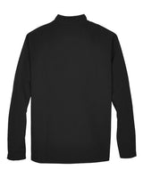 Team 365 TT80 Men's Leader Soft Shell Jacket #color_BLACK