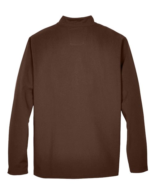Team 365 TT80 Men's Leader Soft Shell Jacket #color_SPORT DARK BROWN