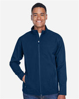 Team 365 TT80 Men's Leader Soft Shell Jacket #color_SPORT DARK NAVY
