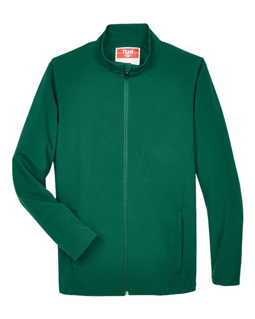 Team 365 TT80 Men's Leader Soft Shell Jacket #color_SPORT FOREST