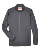 Team 365 TT80 Men's Leader Soft Shell Jacket #color_SPORT GRAPHITE