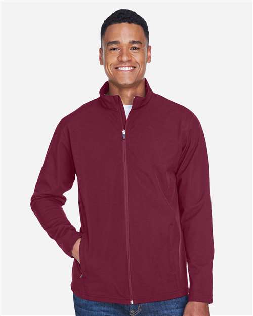 Team 365 TT80 Men's Leader Soft Shell Jacket #color_SPORT MAROON