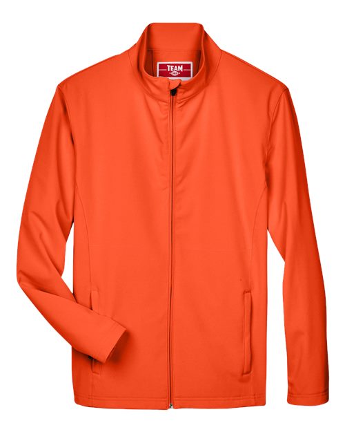 Team 365 TT80 Men's Leader Soft Shell Jacket #color_SPORT ORANGE