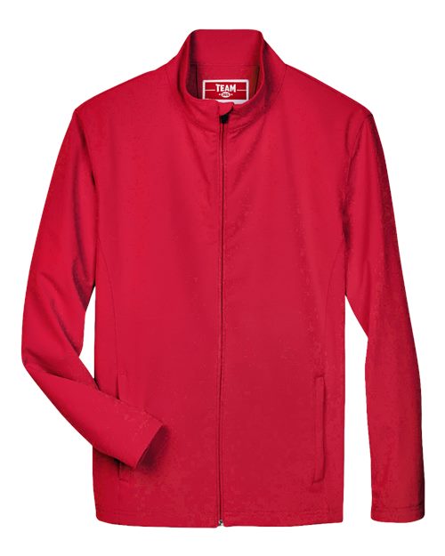 Team 365 TT80 Men's Leader Soft Shell Jacket #color_SPORT RED