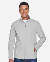 Team 365 TT80 Men's Leader Soft Shell Jacket #color_SPORT SILVER