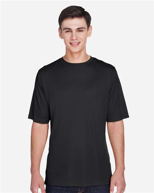 Team 365 TT11 Men's Zone Performance T-Shirt #color_BLACK