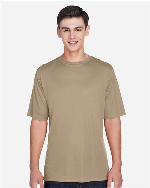 Team 365 TT11 Men's Zone Performance T-Shirt #color_DESERT KHAKI