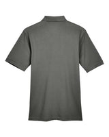 Harriton M265 Men's 5.6 oz. Easy Blend Polo #color_CHARCOAL