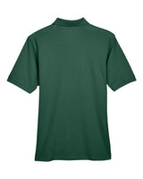 Harriton M265 Men's 5.6 oz. Easy Blend Polo #color_HUNTER