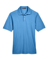 Harriton M265 Men's 5.6 oz. Easy Blend Polo #color_NAUTICAL BLUE
