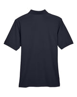 Harriton M265 Men's 5.6 oz. Easy Blend Polo #color_NAVY