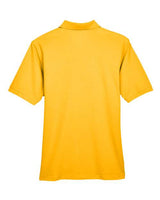 Harriton M265 Men's 5.6 oz. Easy Blend Polo #color_SUNRAY YELLOW